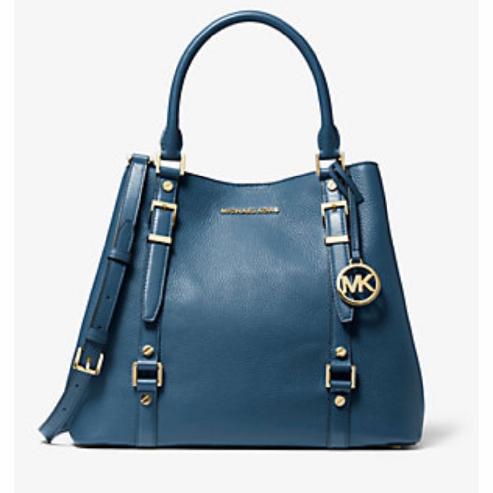 MICHAEL KORS Bedford Legacy Pebbled Leather Tote Bag